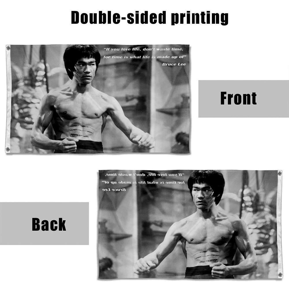 Fyon Bruce Lee Poster Flag Indoor and Outdoor Banner