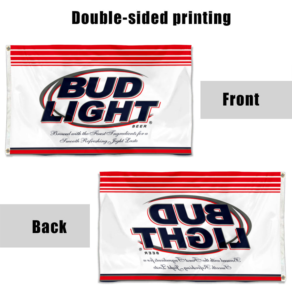 Fyon Bud Light Beer Flag Banner