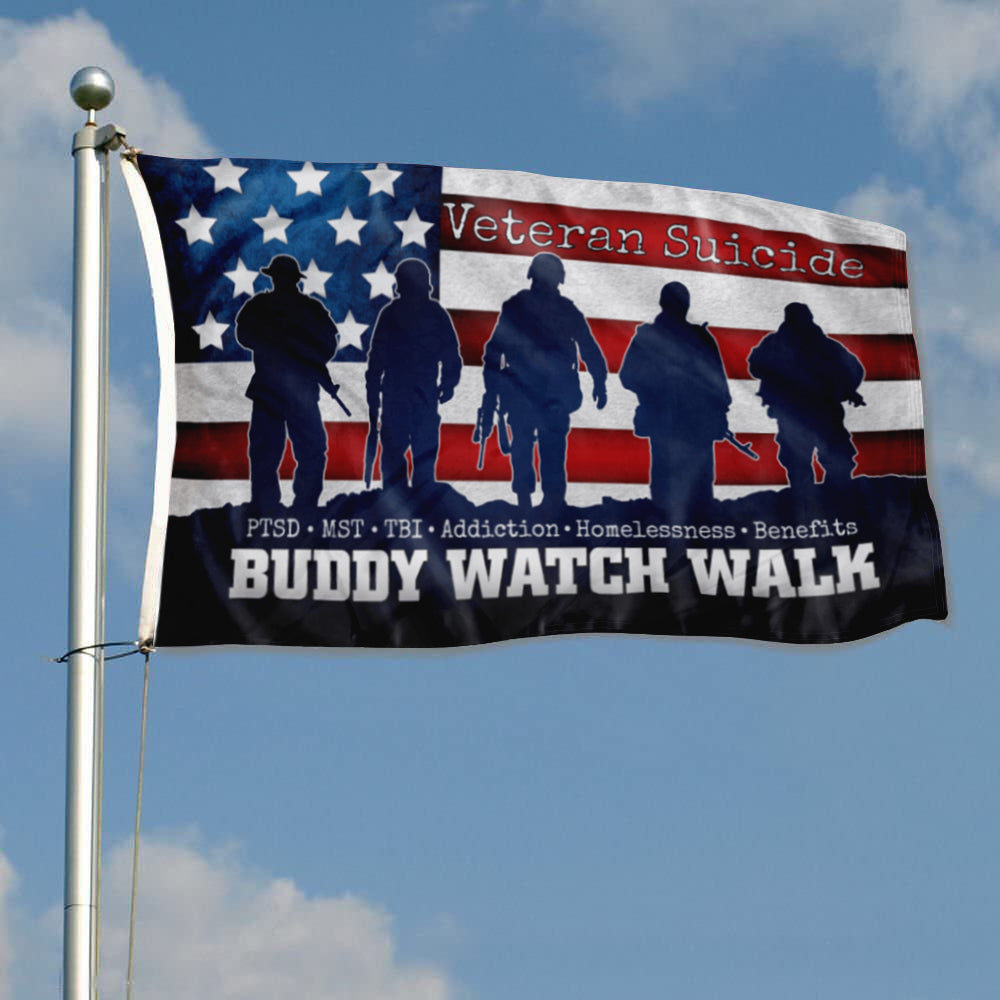 Fyon Buddy Watch Walk Flag Indoor and outdoor banner