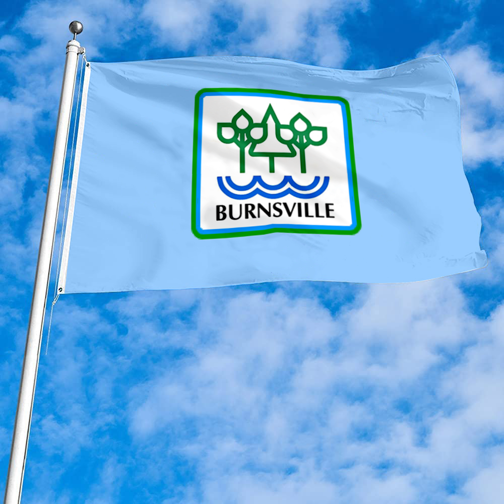 Fyon Burnsville, Minnesota flag Banner