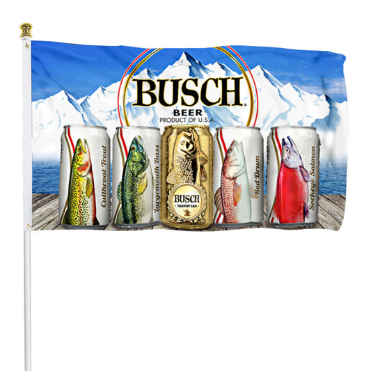 Fyon Busch beer light beer Flag Banner