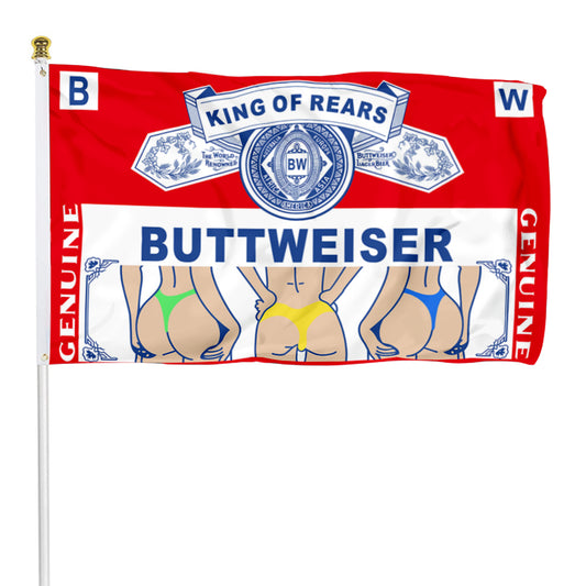 Fyon Buttweiser Flag Banner