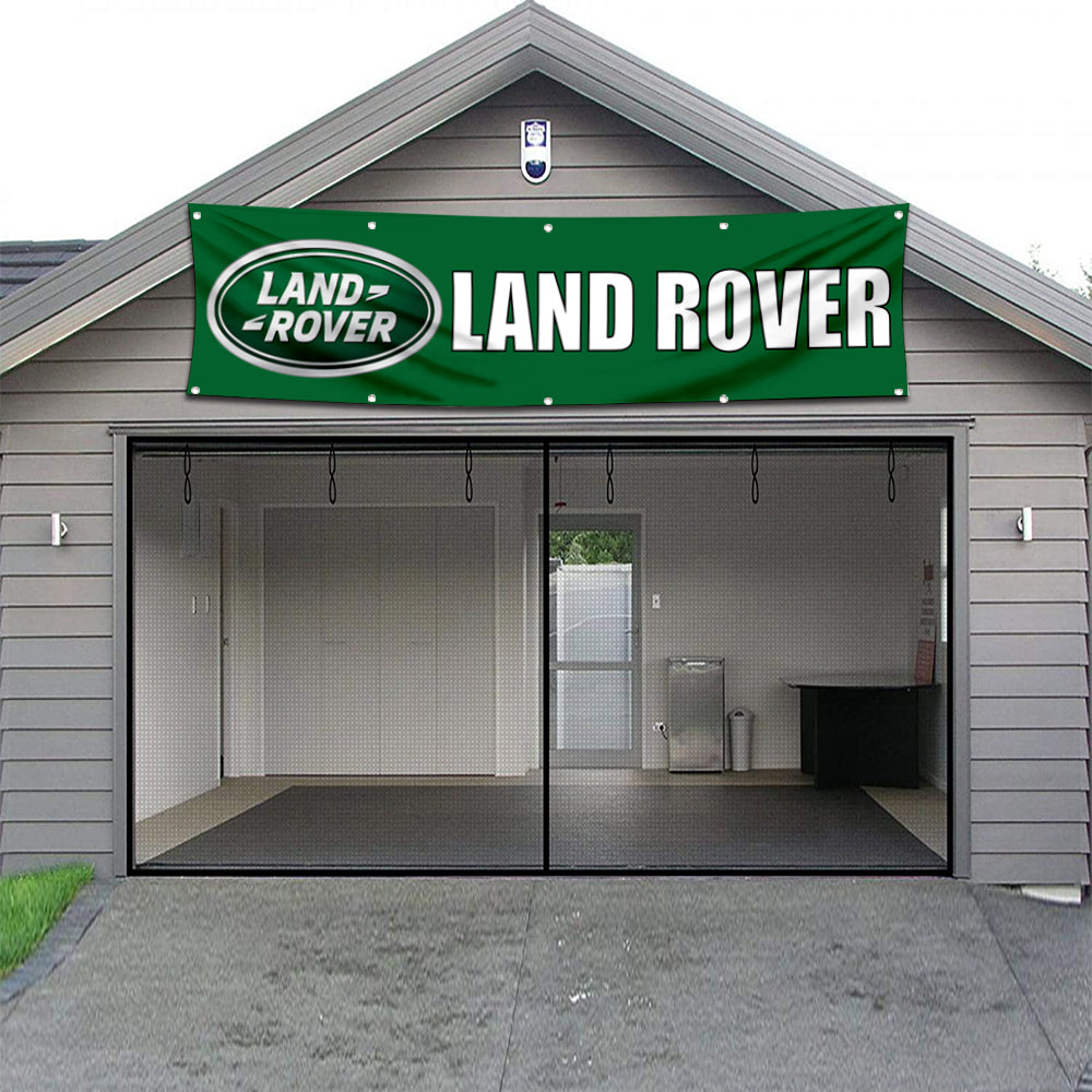 Fyon Car Moto Garage Shop Decor Banner Works for Land Rover Flag 2X8 Feet