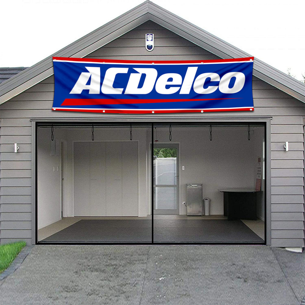 Fyon Car Moto Parts Garage Shop Decor Banner Works for ACDelca Flag 2x8 Feet