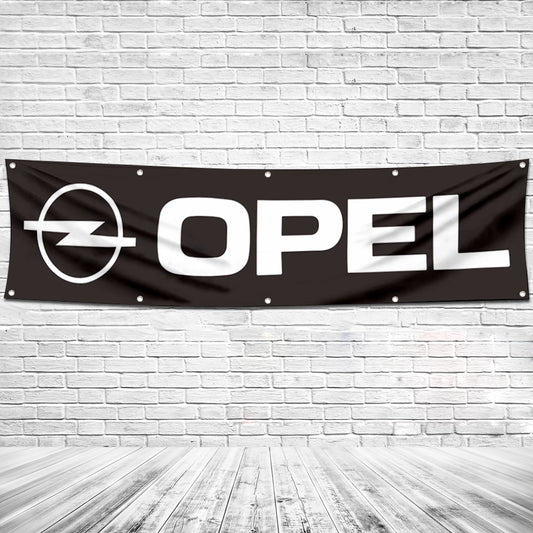 Fyon Car Motor Garage Workshop Banner Work for Opel Flag 2x8 Feet