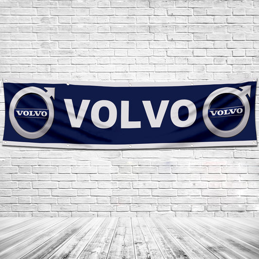 Fyon Car Motor Garage Workshop Banner Work for Volvo Flag 2x8 Feet