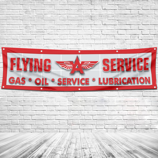 Fyon Car Motor Oil Garage Shop Banner Works for Flying service Flag 2x8 Feet