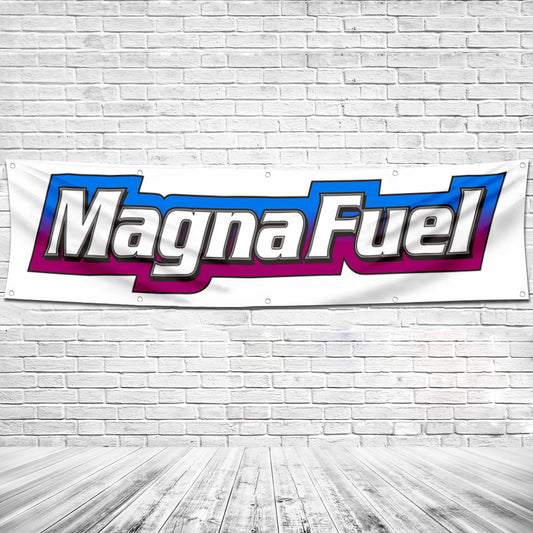 Fyon Car Motor Parts Garage Workshop Decor Banner Works for MagnaFuel Flag 2x8 Feet