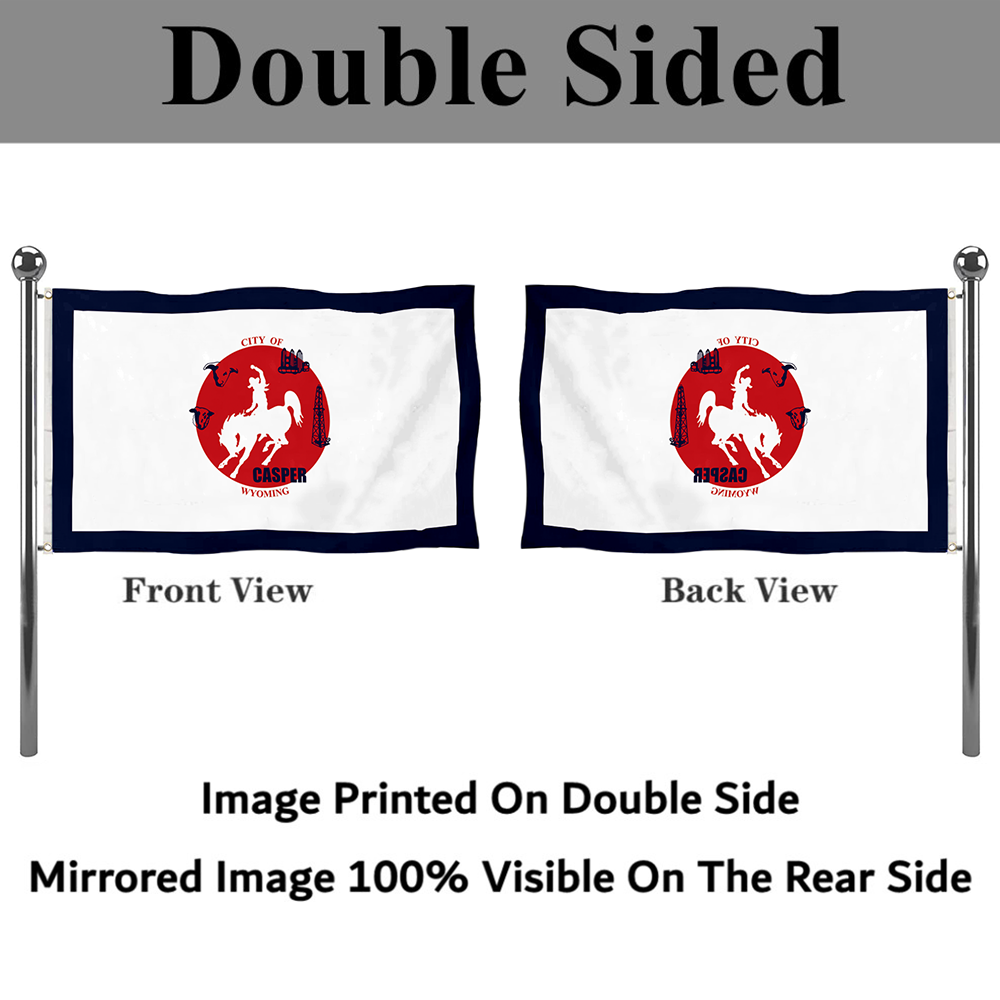 Fyon Casper, Wyoming flag Banner
