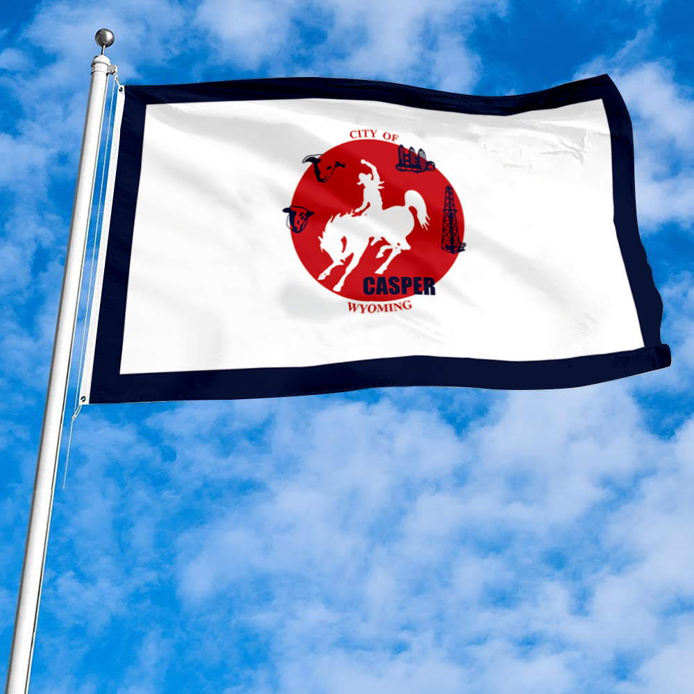 Fyon Casper, Wyoming flag Banner