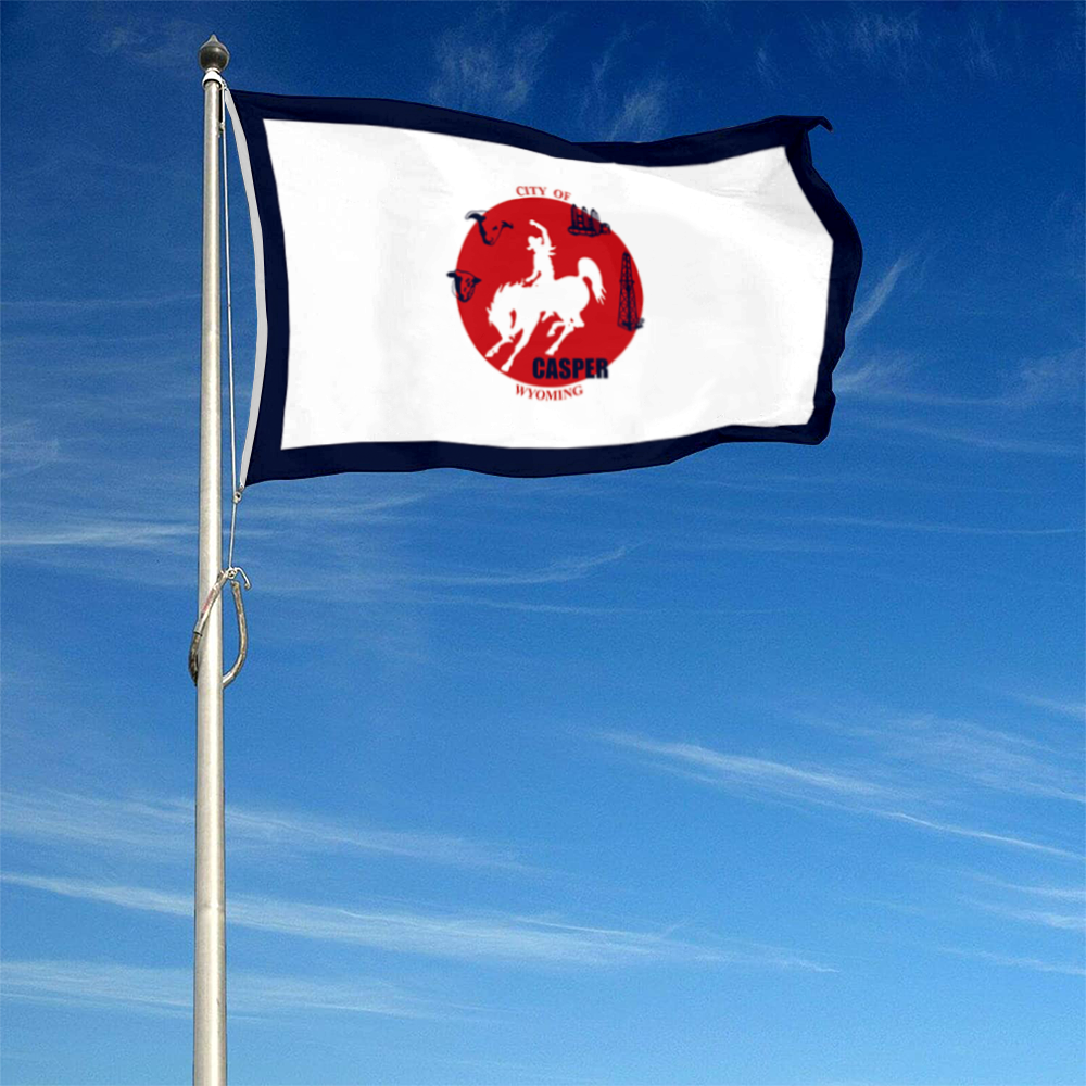 Fyon Casper, Wyoming flag Banner