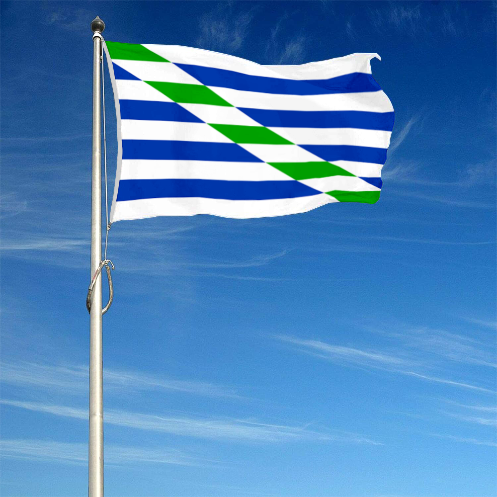 Fyon Cataño, Puerto Rico flag banner