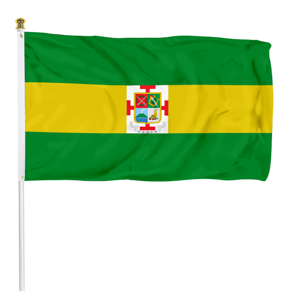 Fyon Cauca Department, Colombia Flag Banner