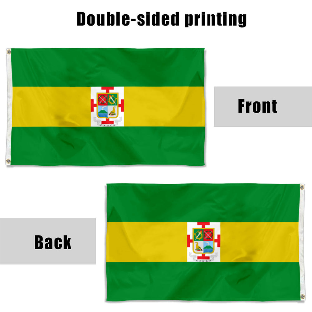 Fyon Cauca Department, Colombia Flag Banner
