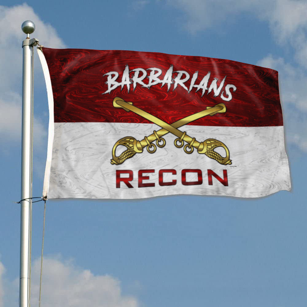 Fyon Cavalry Barbarians Recon Flag Indoor and outdoor banner