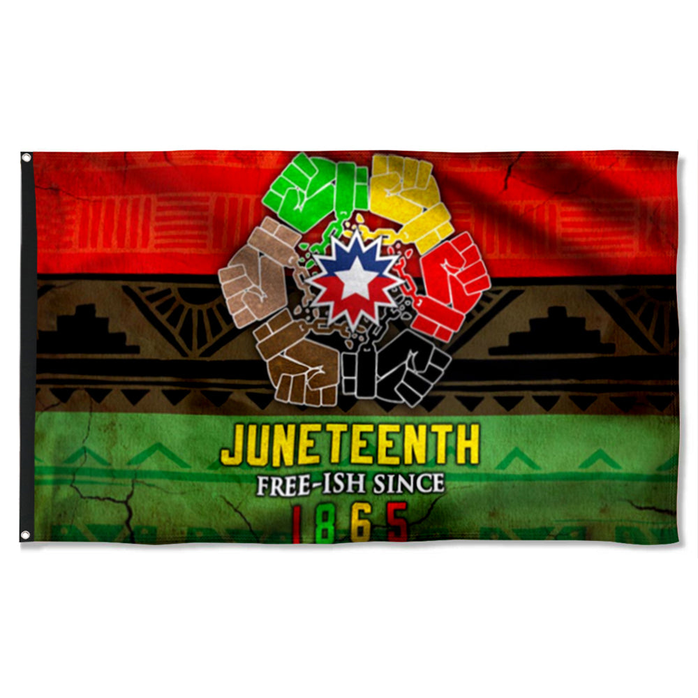 Fyon Celebrate Juneteenth African Flag 41714 Indoor and outdoor banner
