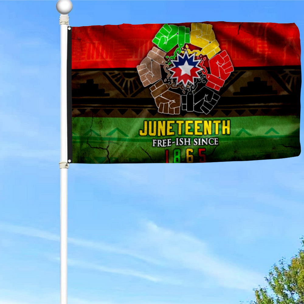 Fyon Celebrate Juneteenth African Flag 41714 Indoor and outdoor banner