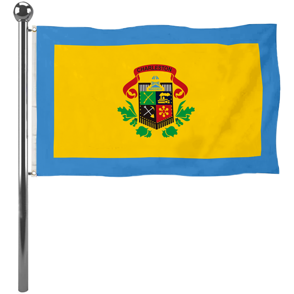 Fyon Charleston, West Virginia flag Banner