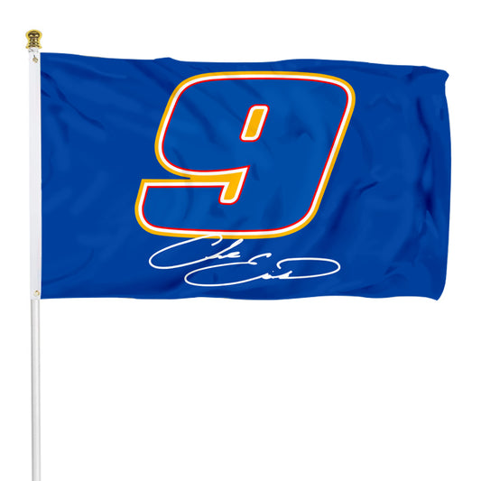 Fyon Chase Elliott #9 Flag Banner