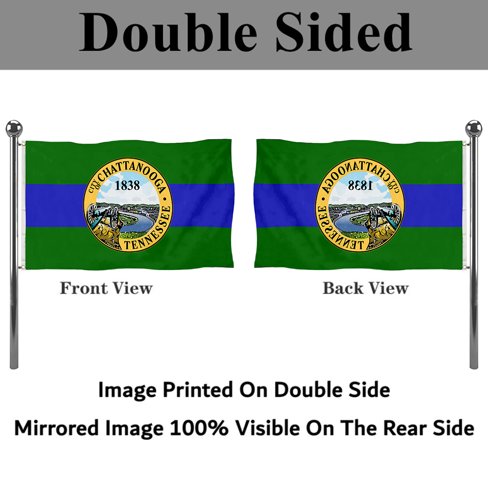 Fyon Chattanooga, Tennessee flag Banner