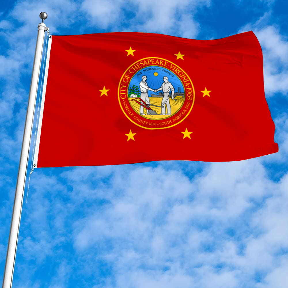 Fyon Chesapeake, Virginia flag Banner
