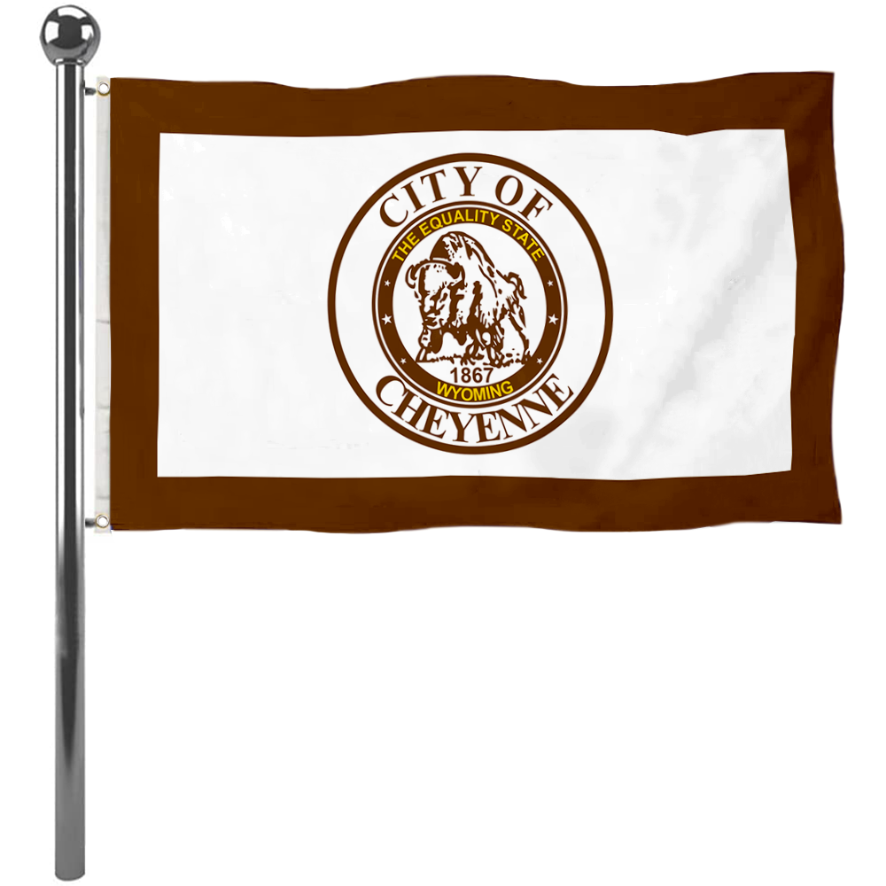 Fyon Cheyenne, Wyoming flag Banner