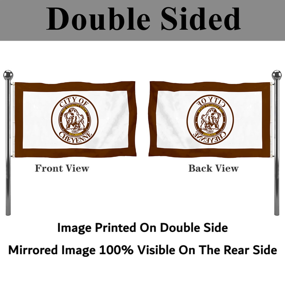 Fyon Cheyenne, Wyoming flag Banner