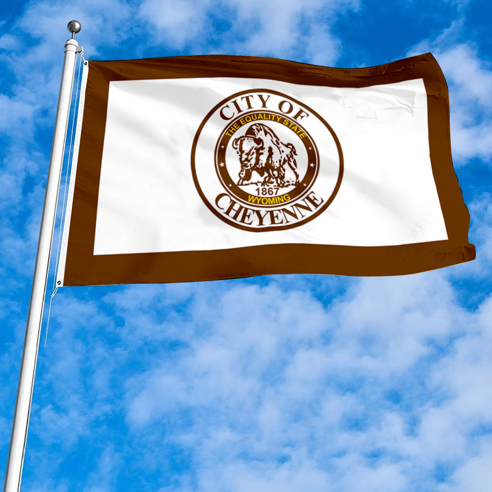 Fyon Cheyenne, Wyoming flag Banner