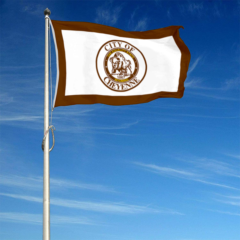 Fyon Cheyenne, Wyoming flag Banner