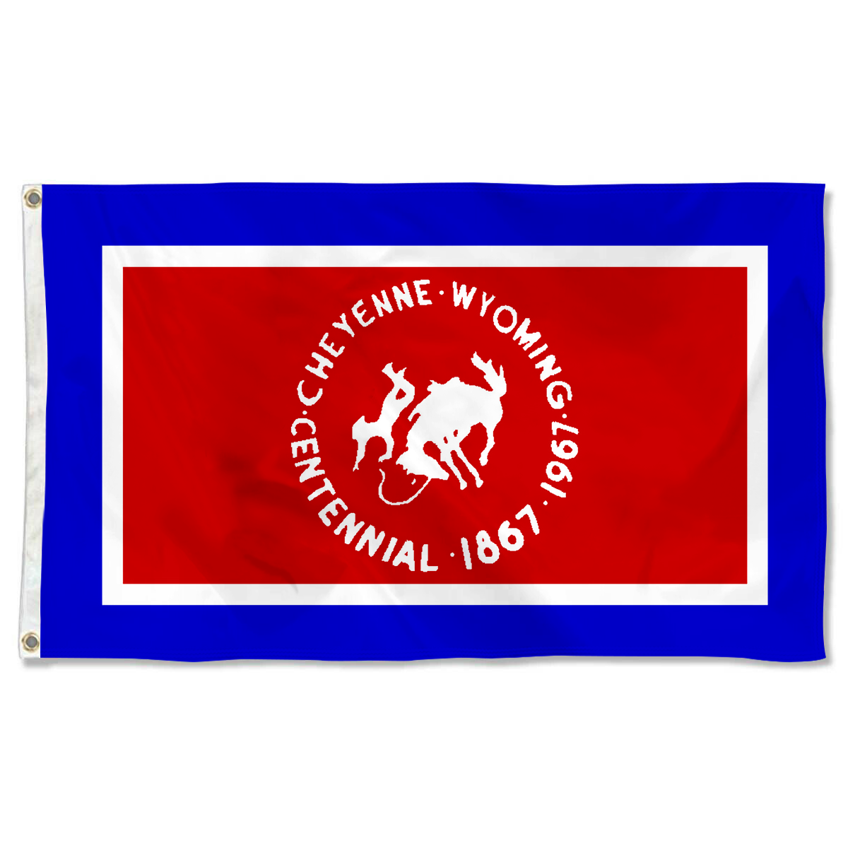 Fyon Cheyenne, Wyoming flag(1967–1985) Banner