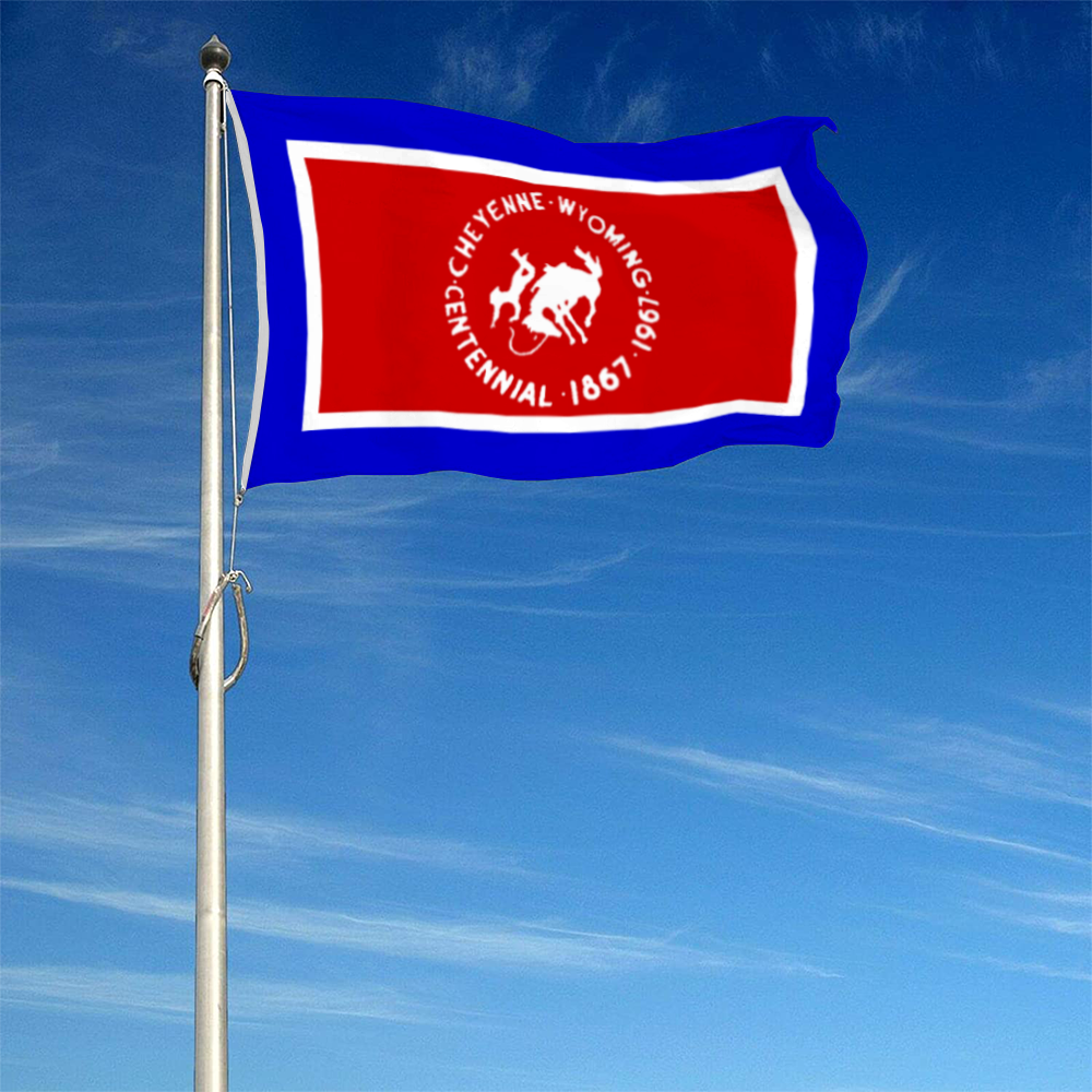 Fyon Cheyenne, Wyoming flag(19671985) Banner