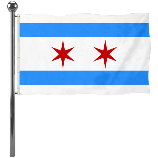 Fyon Chicago, Illinois flag (1917–1933 )flag Banner