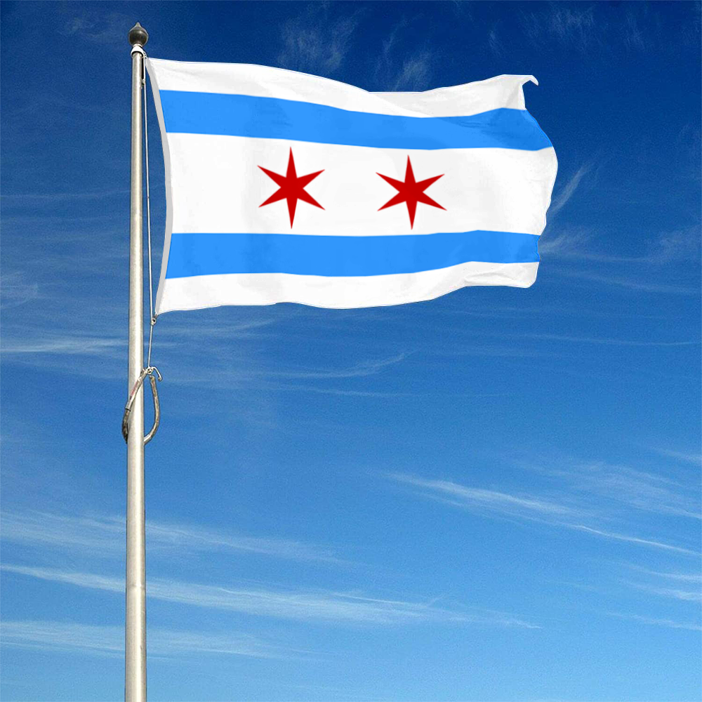 Fyon Chicago, Illinois flag (1917–1933 )flag Banner