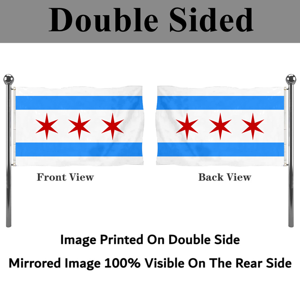 Fyon Chicago, Illinois flag (1933–1939) flag Banner