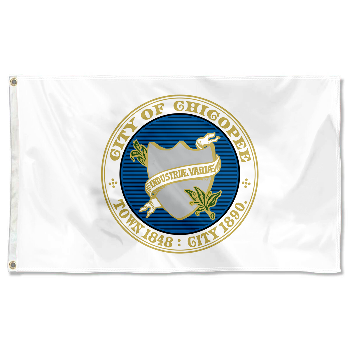 Fyon Chicopee, Massachusetts flag Banner