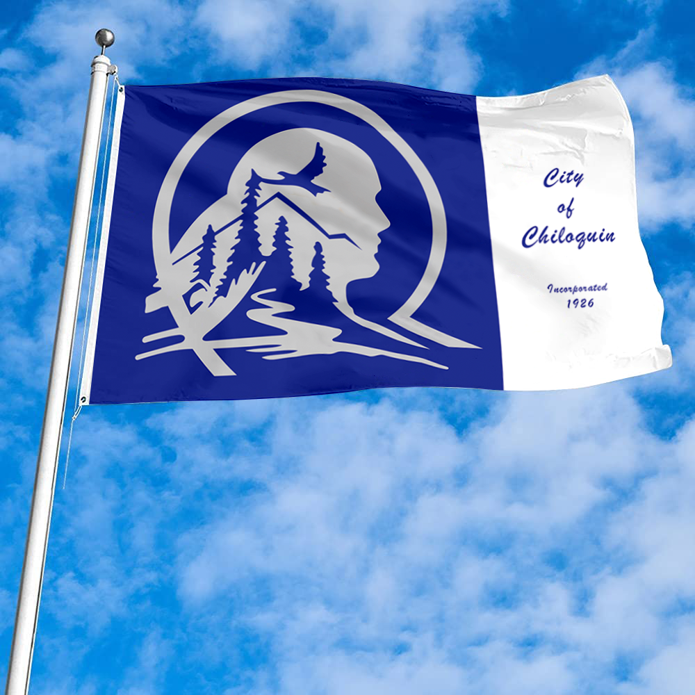 Fyon Chiloquin, Oregon flag Banner