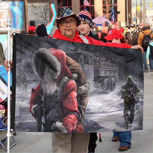 Fyon Christmas Will Allways Be Safe Flag 41339 Indoor and outdoor banner