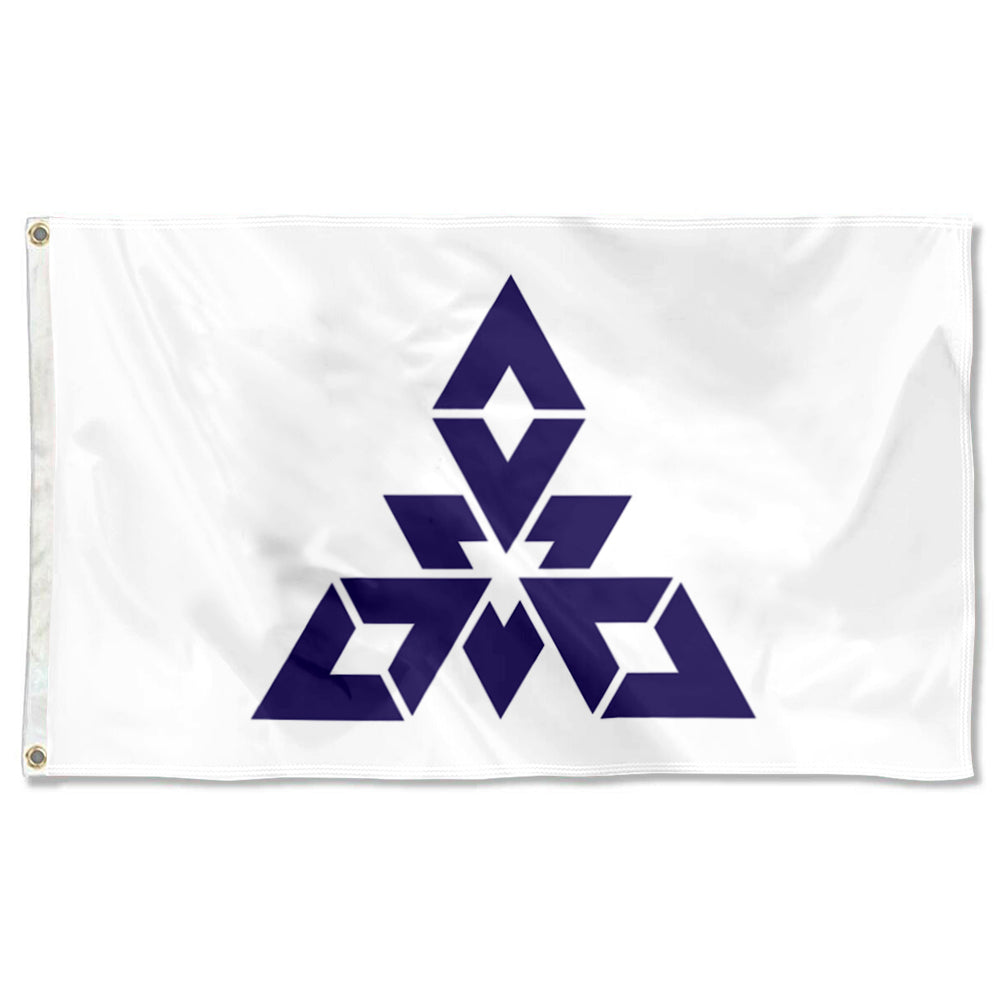 Fyon City of Fukuoka , Japan ,Asia Flag Banner