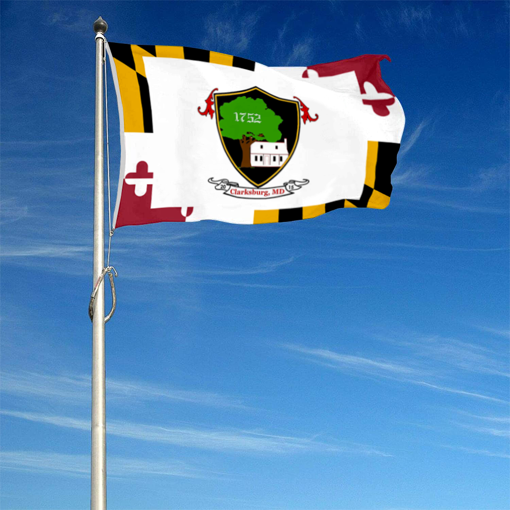Fyon Clarksburg, Maryland flag Banner