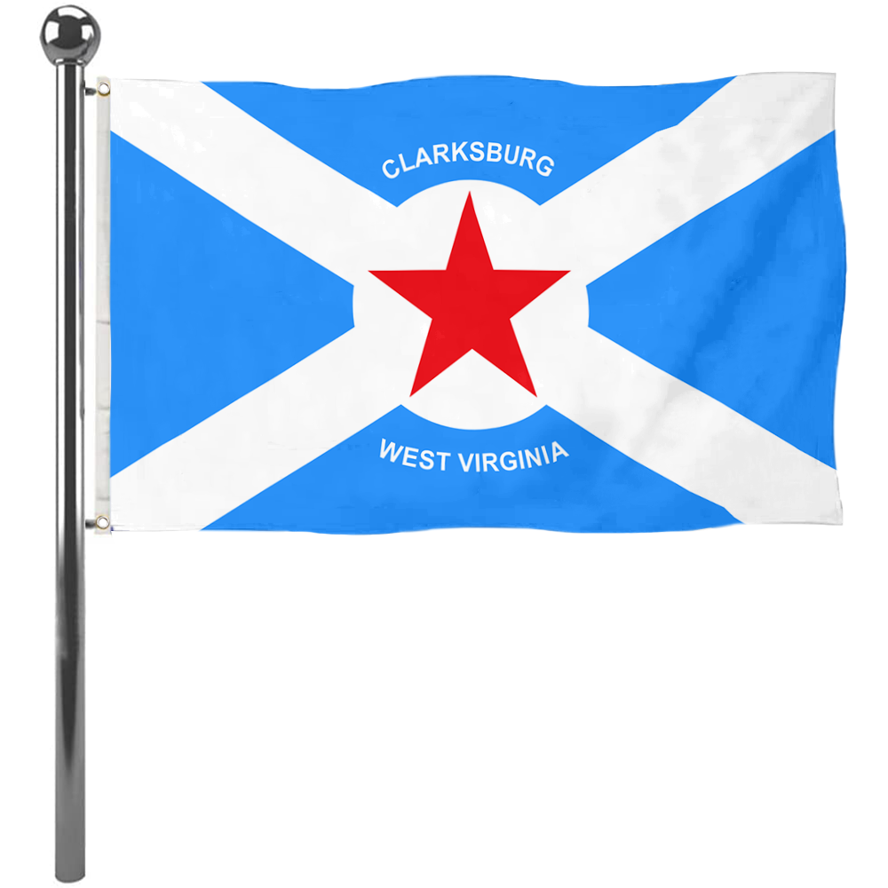 Fyon Clarksburg, West Virginia flag Banner