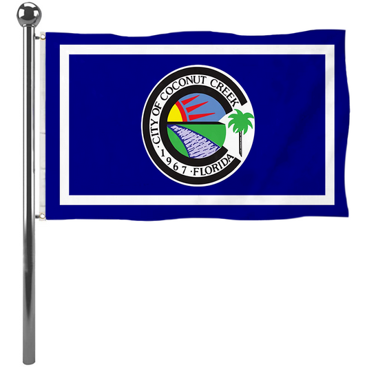 Fyon Coconut Creek, Florida flag Banner