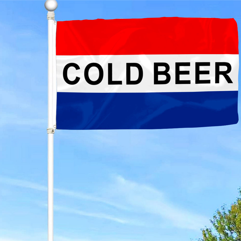 Fyon Cold Beer Flag Indoor and outdoor banner