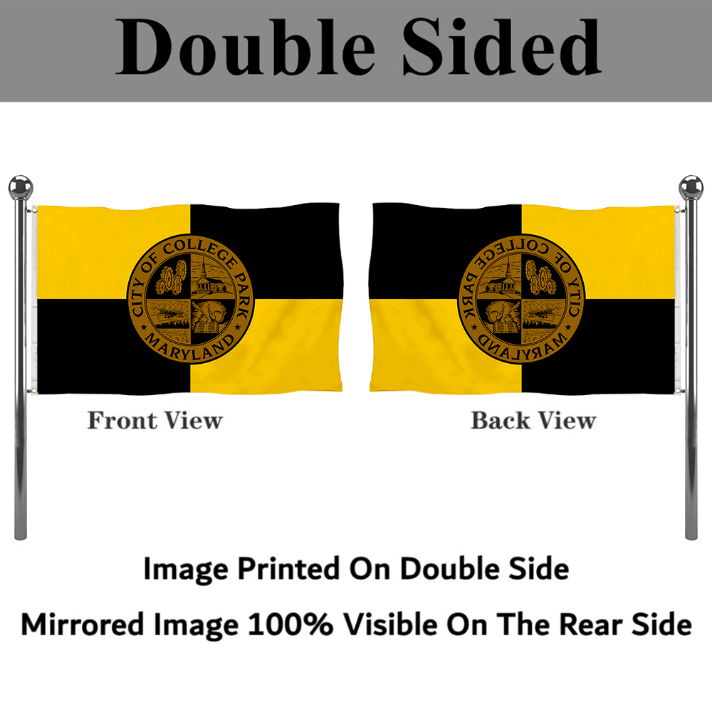 Fyon College Park, Maryland flag Banner