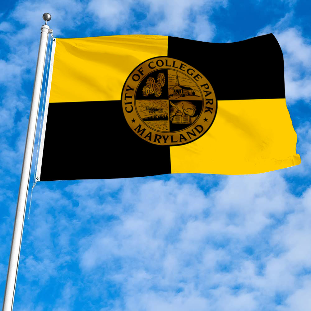 Fyon College Park, Maryland flag Banner