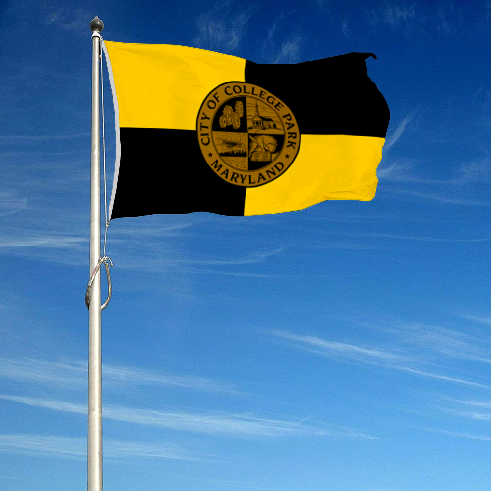 Fyon College Park, Maryland flag Banner
