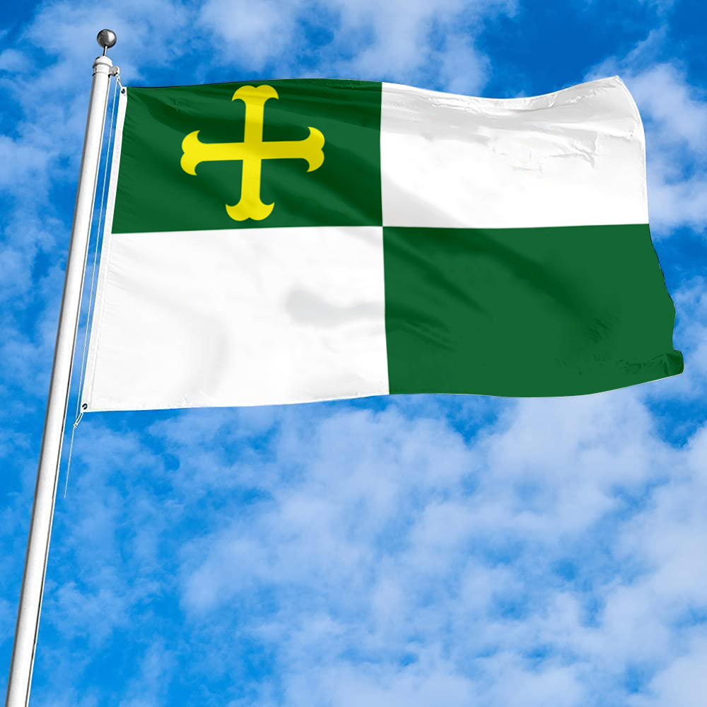 Fyon Comerio, Puerto Rico flag banner