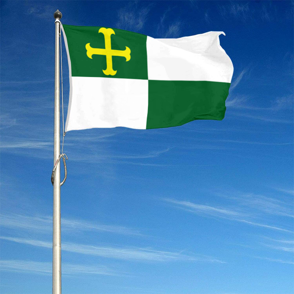 Fyon Comerio, Puerto Rico flag banner