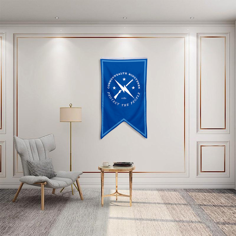 Fyon Commonwealth Minutemen Flag Indoor and outdoor banner 30X50Inch