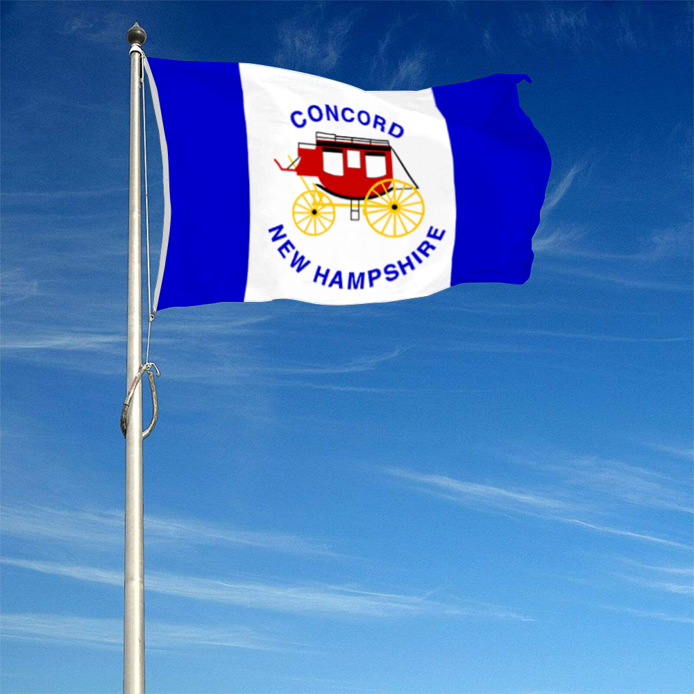 Fyon Concord, New Hampshire flag Banner