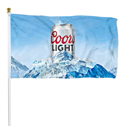 Fyon Coors light beer Flag Indoor and Outdoor Banner